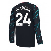 Koszulka piłkarska Manchester City Josko Gvardiol #24 Strój Trzeci 2023-24 tanio Długi Rękaw